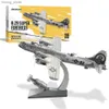 Puzzles 3D PileCool Model Building Kits B-29 Super Fortress 3D Metal Puzzles Toys for Adult Brain Teaser Y240415