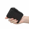 FI Mini ID -kortinnehavare Väskor Män/kvinnor Busin Kreditkort Holder Pu Leather Slim Bank Case Arrangör Wallet Zipper A09M#