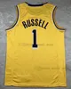 D'Angelo 1 Russell Jerseys de basket-ball hommes femmes jeunes