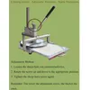 Handpress Grab Cake Press Machine Manual Deg Round Press Tool Pizza Pastry Pressing Machine
