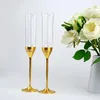 Verres à vin 2pcs Luxury Diamond gobelet verre vintage Champagne flûtes whisky tasses