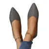 Casual Shoes Soft Leather Women 2024 Spring Fashion Comfort Pointed Toe Flat Female Non Slip Loafers Zapatos Mujer