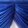 Table Skirt 10FT Long Cloth With Colorful Swag Drape Transparent Ice Silk Fabric Skirting Wedding Party Event Decoration