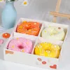 Decorative Flowers Artificial Doughnut Cake Bread Simulation Food Model Home Decoration Kids Kitchen Toy Pography Props Tea Table Decor