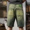 Jeans masculin 2024 Shorts en denim d'été hommes pantalons de longueur de genou ample en vrac