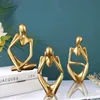 1pcs Nordic Light Luxury Style Résumé Figure Home Decoration Ornements Mini Formed Crafts Desktop Decoration Oruks 240416