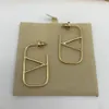 2024-Pearl Earrings Retro Gold Earring Women New Designer Jewelry Letters Ladies Ear Studs Luxurys Earing Nice1