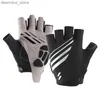 Велосипедные перчатки Summer Sport Breathing Road Bike Gloves езды на велосипедные перчатки Anti-Shock Men Speak Sware Finger Antipl-Slip Bicyc Motorcyc Gloves L48