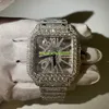 Diamond Tester VVS Moissanite di alta qualità personalizza VVS Out VVS Moissanite Diamond Hip-Hop Electricity Watch Skeleton