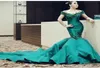 Wspaniały szmaragdowe zielone sukienki wieczorowe 2019 Suknie wieczorowe syrena Arabian Dubaj Kobiet Celebrity Sukienka Sieknięcie SH4197624