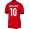 2024 2025 Euro Cup Men Kids 8 Fernandes Soccer Jersey 17 Bruma 4 Silva 3 Pepe Nunes Ramos Leao 7 Ronaldo 10 Bernardo Pereira voetbalshirt Kits Nationaal team Putaoya Putaoya Putaoya Putaoya Putaoya