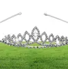 Korony dziewcząt z kryształami biżuterii ślubnej HEPERY BRIDALNE PRZEDPOWITYKOŚCI PRZEDSTAWY KREMENT Crystal Tiaras Wedding Access
