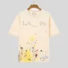 Designer Lanvins Lanvins classiques à la mode polyvalente, broderie confortable décontractée pour hommes beige pour femmes beige éclaboussé