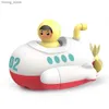 Baby Sofher Toy Submarine Windy Toy Windup Boat Childrens Water Toy Swimming Pool Game Beach Childrens Toy Childrens Presente Y240416