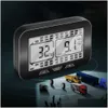 Autres camions électroniques automobiles Power Solar TPMS Car dix-huit pneus alarme de pression 24 heures sur le moniteur de sécurité Température du pneu wa dhf58