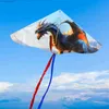 Accessori per aquiloni 2024 Nuovo Drago sportivo Fun Outdoor Kite per gli aquiloni delta principiante per bambini e adulti sono dotati di corde e maneggiare facilmente volare Y240416