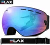 Sun Glasses Elax dubbellager Antifog Goggles Ski Glasses Män Kvinnor Cyklasser Solglasögon MTB SNOW Skiing Goggles Eyewear1360789