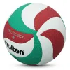 Volleyball Original Molten V5M5000 Volleyball Ball Fonction Officiel Taille 5 Volley Ball avec aiguille pour le match de match professionnel