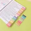 20packs 4000pcs Index Sticky Note Tabs Skrivbar Page Marker för bokanteckningar Transparent Publicerade ITCalendar Marking Etiketter 240410