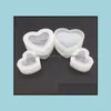 Molds Sile Resin Mold 3D Heart Transparent Flexiable Reusable Ornaments Soap Mod Clay 8Cm Drop Delivery Jewelry Tools Equipme Dhgarden Dhtpe