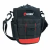 Kunn Small Electrician Tool Pouch Utility Ziptop Tool Belt Bag, Compact Top DrawString Stängning Verktygspåsar I0NY#