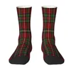 Bow Ties Cool Men's Royal Tartan Plaid Dress Socks Unisex Breathbale Warm 3D Printed Classic Gingham Crew