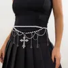 Purui Gothic Imitation Pearl Beaded Belly Waistチェーン