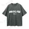 White Foxx Set Womens Short à manches à manches conceptives de concepteur Summer Summer Summer à manches courtes pour hommes