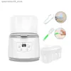 Bottle Warmers Sterilizers# Electric double baby bottle heater and sterilizer defatted formula milk powder food LED display screen easy to operate Q240416