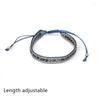 Charm Bracelets Woman Men Handmade Bohemia Weave Adjustable Rope Chain Crystal Charms Wristband Fashion Jewelry Gift