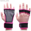 Gants de cyclisme Glants de gym de gymnase d'été Mitts LE LAFPE SPORTS DE FITNESS pour les hommes Femmes non glissées avec le poignet long L48