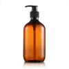 Distributore di sapone da 300/500 ml per bagno bottiglie gel shampoo di grande capacità di shampoo contenitore di stoccaggio liquido riutilizzabile