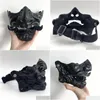 Party Masks Demon Prajna Cosplay Mask Halloween Devil Oni Samurai Ghost Horror Hard Resin Face Adt Uni Prop Drop Delivery Dhcff