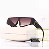 2022 Wind Small Frame Frame Conjunto de óculos de sol Líquido Red Ins Street Photo Glasses Mens e mulheres