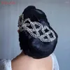 Hårklipp Youlapan Full Rhinestone Bridal Headband Sparkling Bröllop Headwear Banquet Party Jewelry Women Fashion Accessories HP243