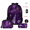 Рюкзак японский аним аним Dabi Bagpack Casual Children Backpacks Girls Daypack USB Кабель Студент Катуки Бакуго Книжная сумка