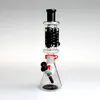 Phoenix Glass Bongs Triple Freezable Coil DAB Rig Condenser Coil Buil A Bong Glass Water Pipe 로고없이 14 인치