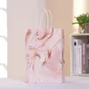 Enrole de presente Stobag Marble por atacado Preço Kraft Tote Paper Saco para Crianças Parque de Babbê de Baby embrulhar Decoração de armazenamento de brinquedos de doces suponho