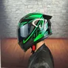 Casques de moto Subo en gros en gros Blue Casque plein visage léger Léger confortable Street Bike Unisexe Dot adulte approuvé