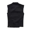 Men'S Vests Mens Denim Vest Punk Rock Rivet Cowboy Black Jeans Waistcoat Fashion Motorcycle Style Sleeveless Jacket M-5Xl 221122 Drop Dh3Tr