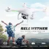 Drones 2.4G New JJRC H68 RC Drone Wi-Fi de alta definição fotografia aérea 6k 25 minutos Aeronaves de quatro eixos de resistência ultra-longa 240417