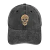 Berets Pearl Skull (Vanitas) Cowboy Hat Party for Girls Men's