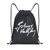 Francuska legenda rocka Johnny Hallyday Dripstring Backpack Sports Gym Bag dla mężczyzn Women Shop Sackpack U4FU#