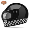 Casques de moto AMZ HELMET RETRO FULL MEN ET FEMMES 3C Sécurité certifiée Véhicule électrique japonais