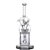 JM Flow Glass Bong Shisha Sprinkler Perc Water Pipes Recycler Wirbel