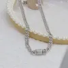 6mm 8mm 10mm 너비 힙합 목걸이 스털링 시어 아이스 아웃 Moissanite Miami Cuban Link Chain