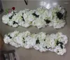 Dekorativa blommor Spr Fashion Wedding Amazing Flower Wall Panels scen Bakgrund Konstgjord arrangemang Dekorationer Firande