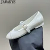 Casual Shoes 2024 Summer Round Toe Ballet Dance Women Genuine Leather Low Top Doudou Woman Luxury Runway Walk Mujer