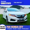 Автомобильные огни для Honda City 20 16-20 18 Светодиодные DRL Daytime Light Auto Furlight Fury