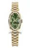 Femmes Automatique mécanique montre 31 mm petites montres Cherry Blossom Digne Gold en acier inoxydable STRAP AUTOMATIQUE CALENDAR5084726